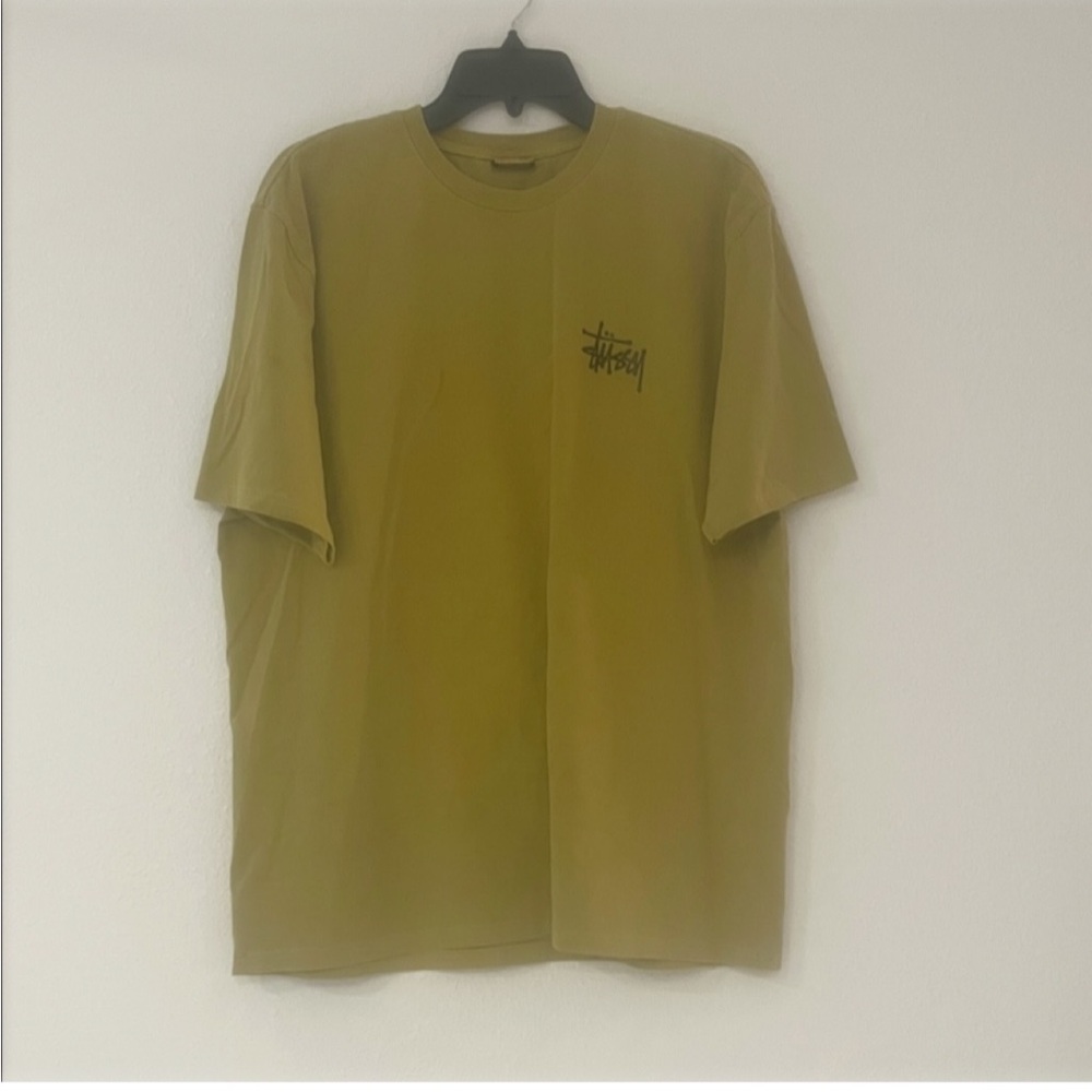 Stussy Men's Khaki Short Sleeve Tee